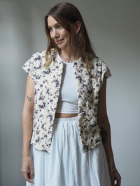 GESTEPPTE MUSSELIN WESTE