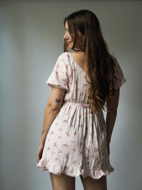 MUSSELIN WICKELKLEID | ROSES