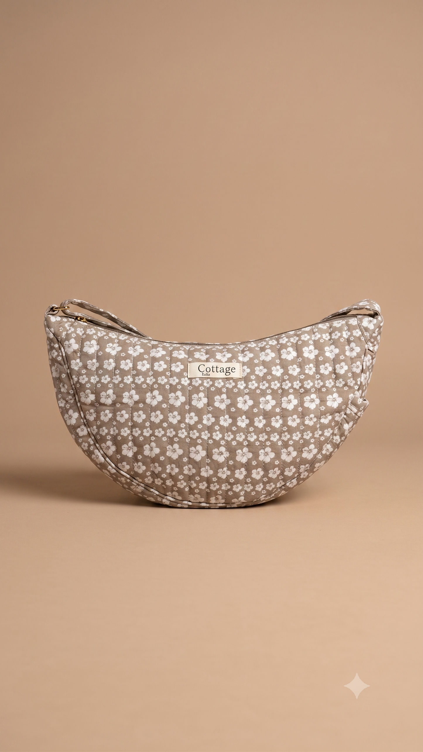 Halfmoon Bag -Little Roses