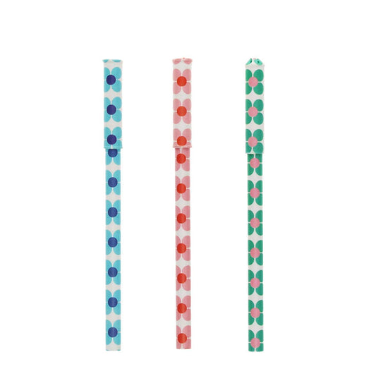 Papierkugelschreiber (3er-Set) - Daisy