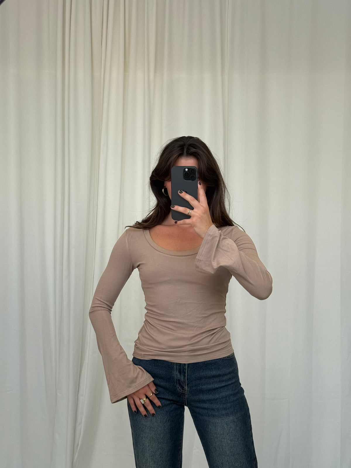 Soft Touch Longsleeve Taupe