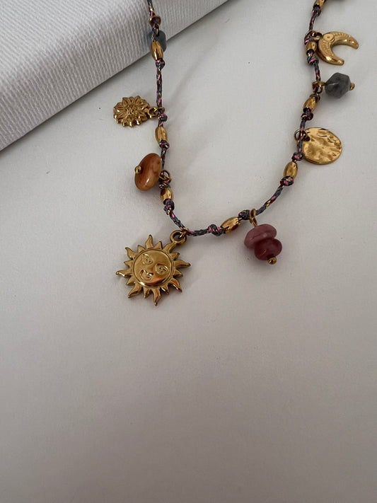SUN & MOON HALSKETTE