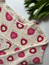 CROCHET HEART SWEATER