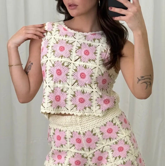 Daisy Crochet Top