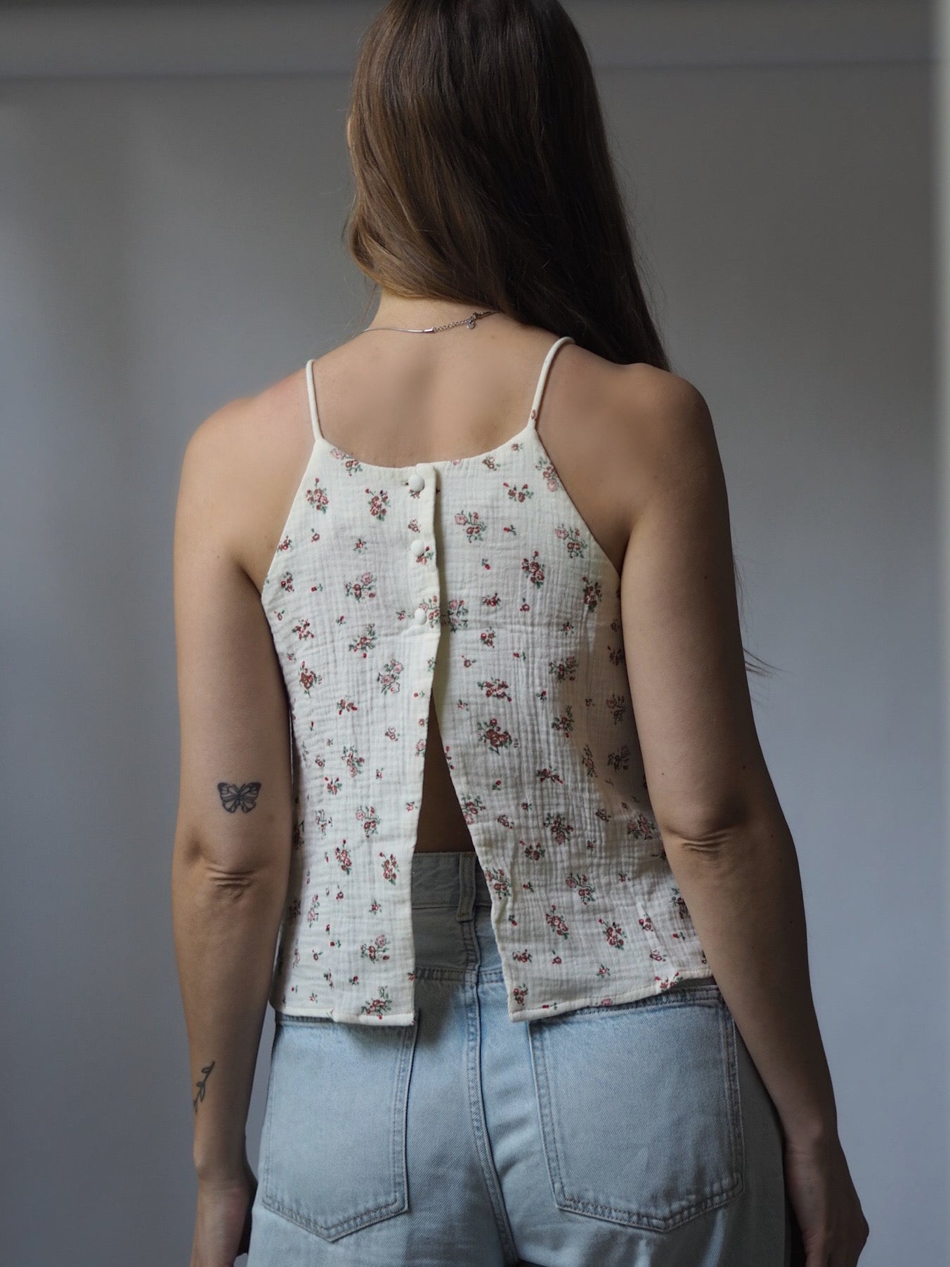 MUSSELIN TOP | FLOWER