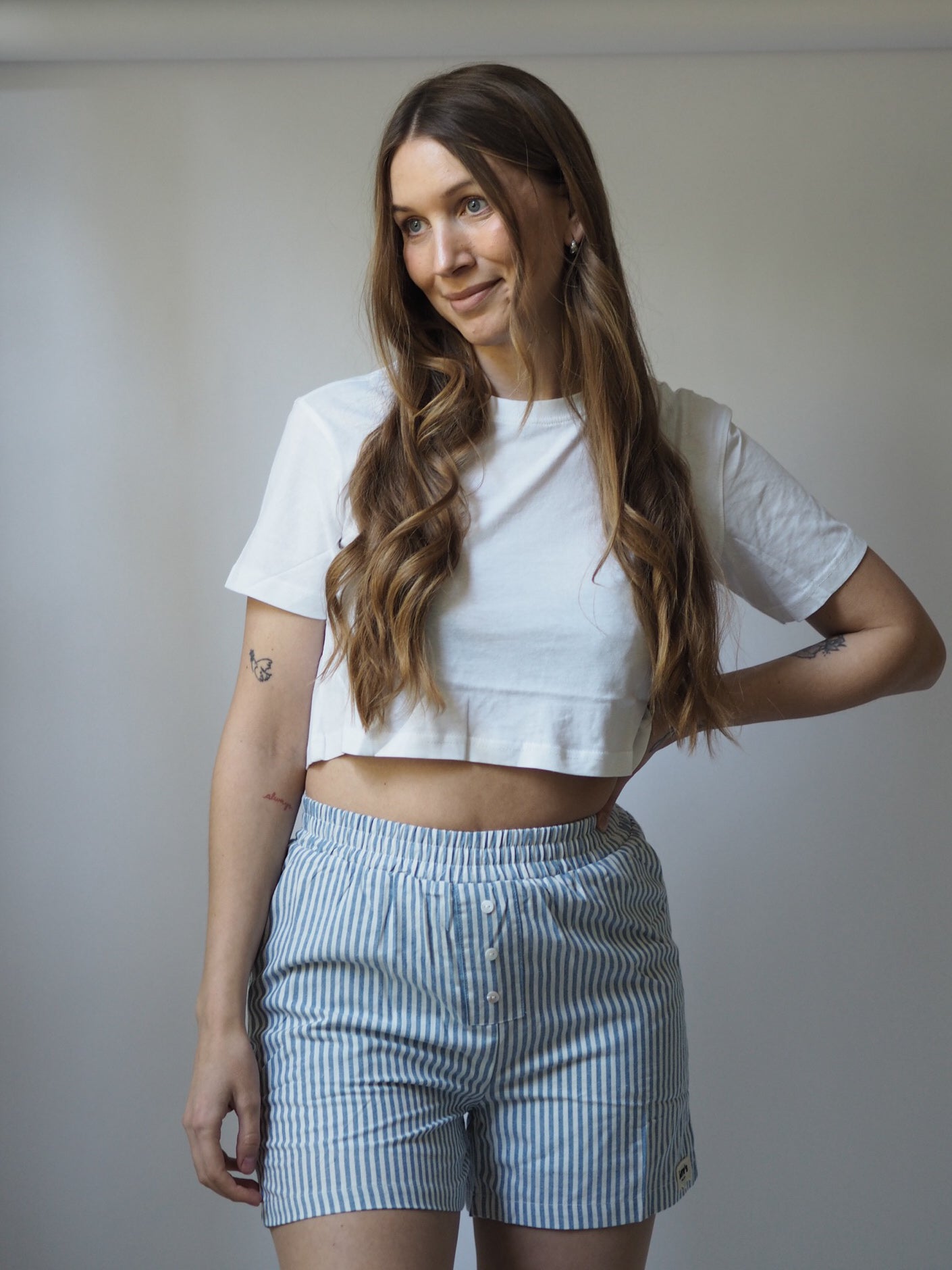 GESTREIFTE SHORTS | SCANDI