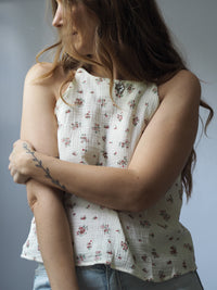 MUSSELIN TOP | FLOWER
