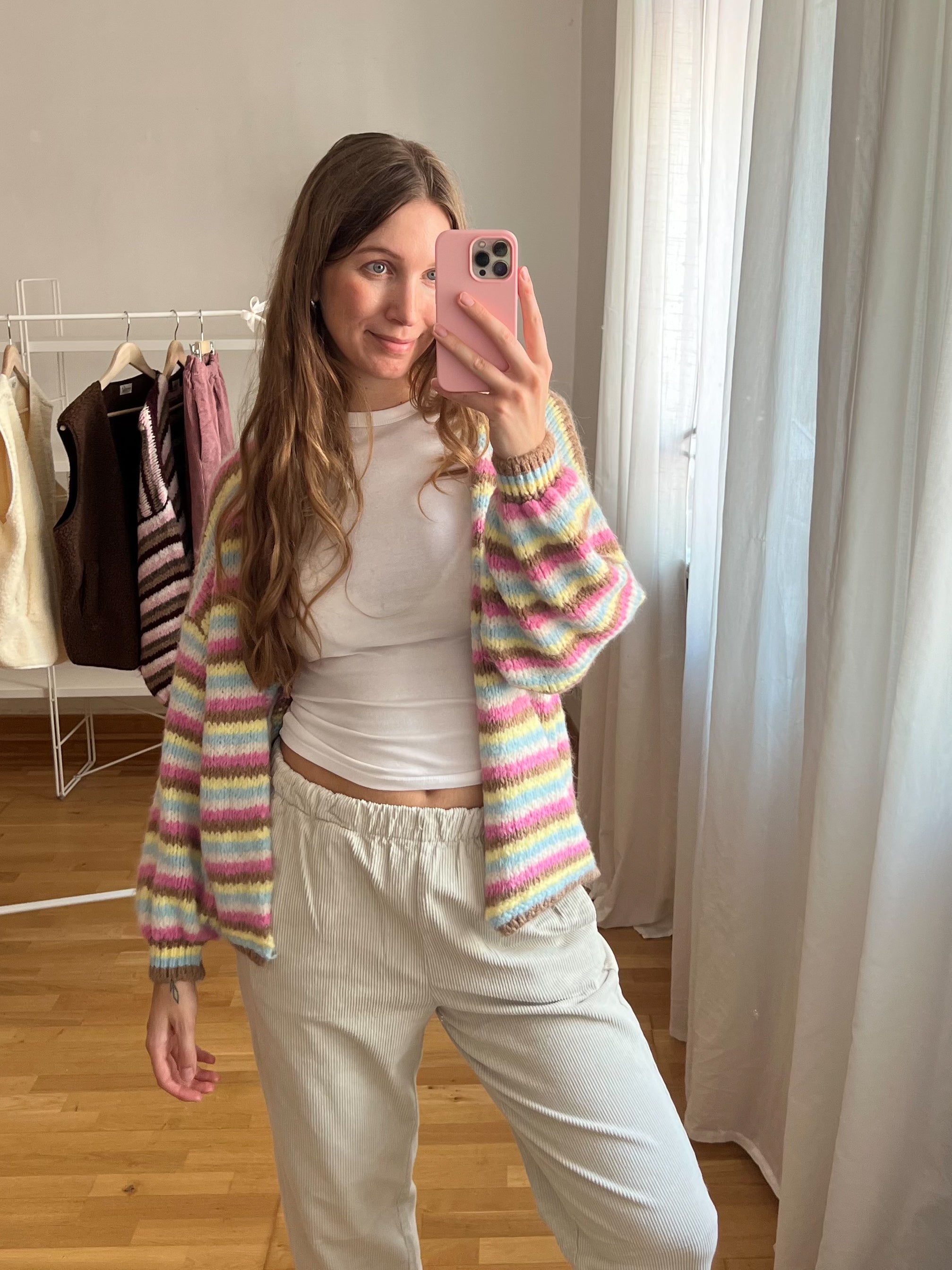 CARDIGAN ‚STRIPES & BLOOM‘