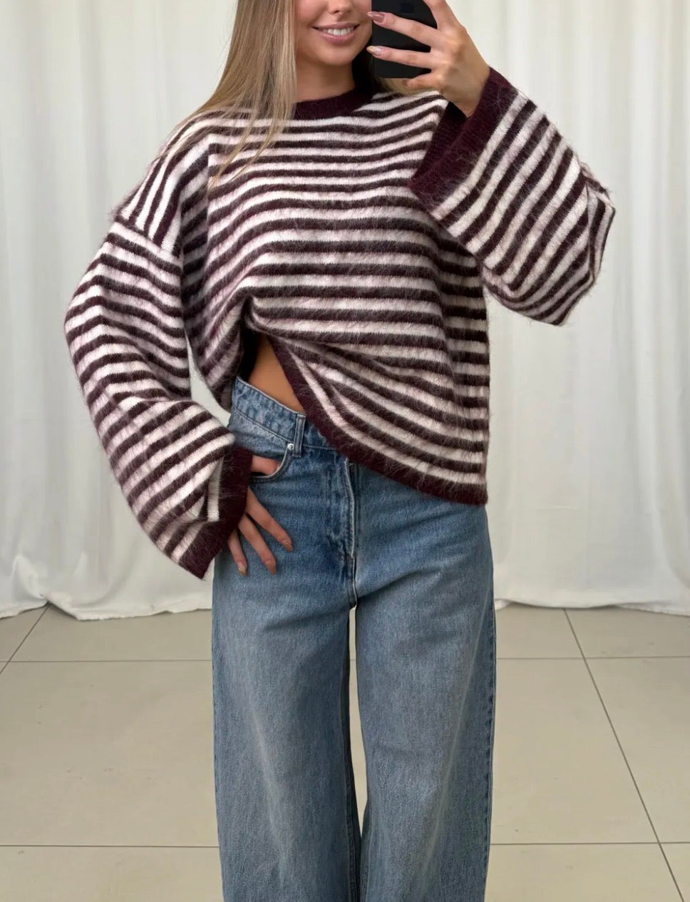 Striped Comfort Knit