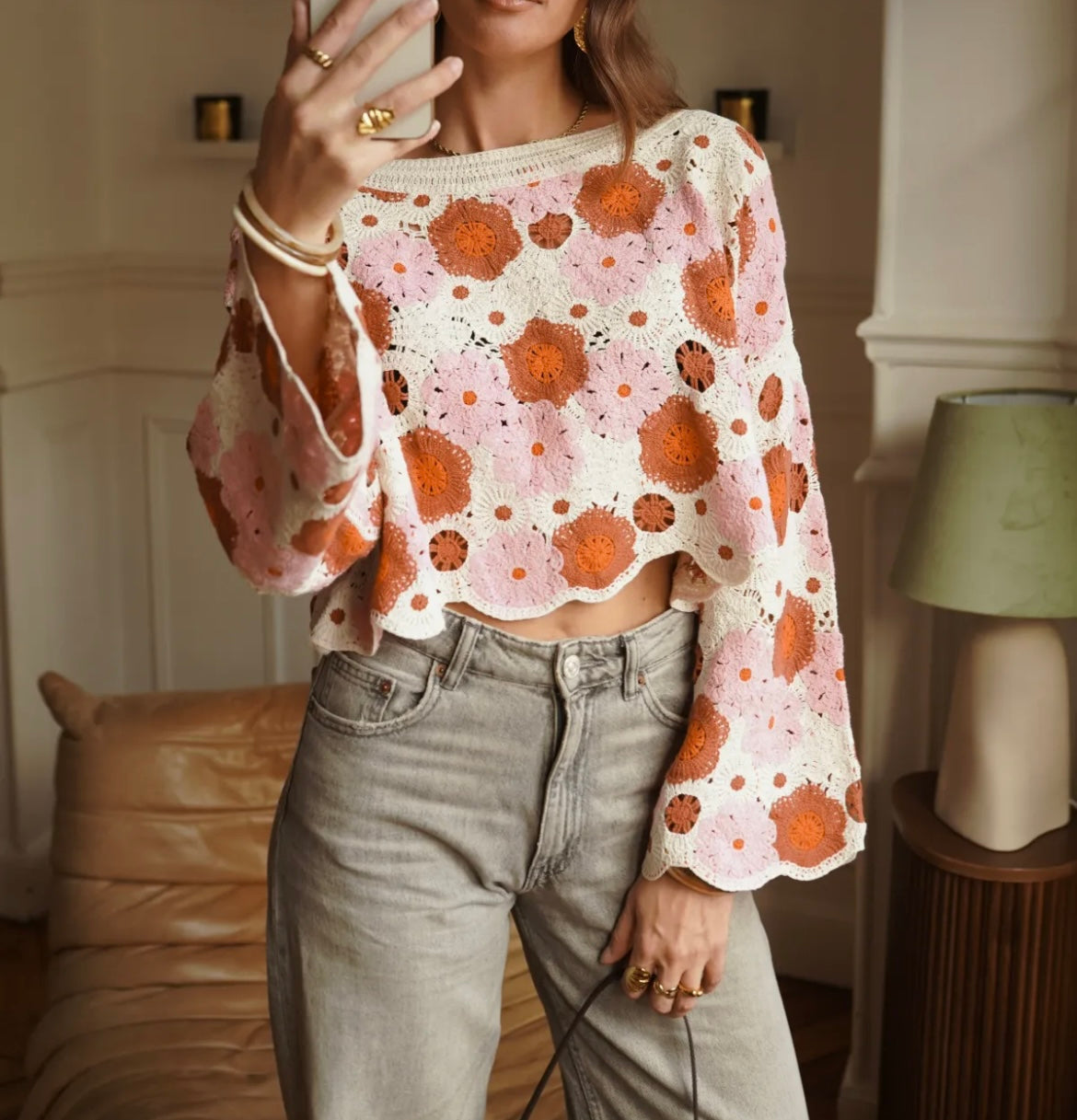 Flower Fields Pullover
