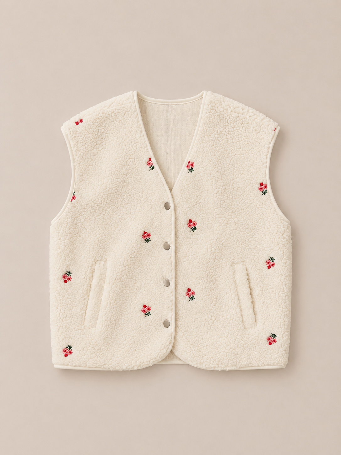 Cozy Bloom Weste