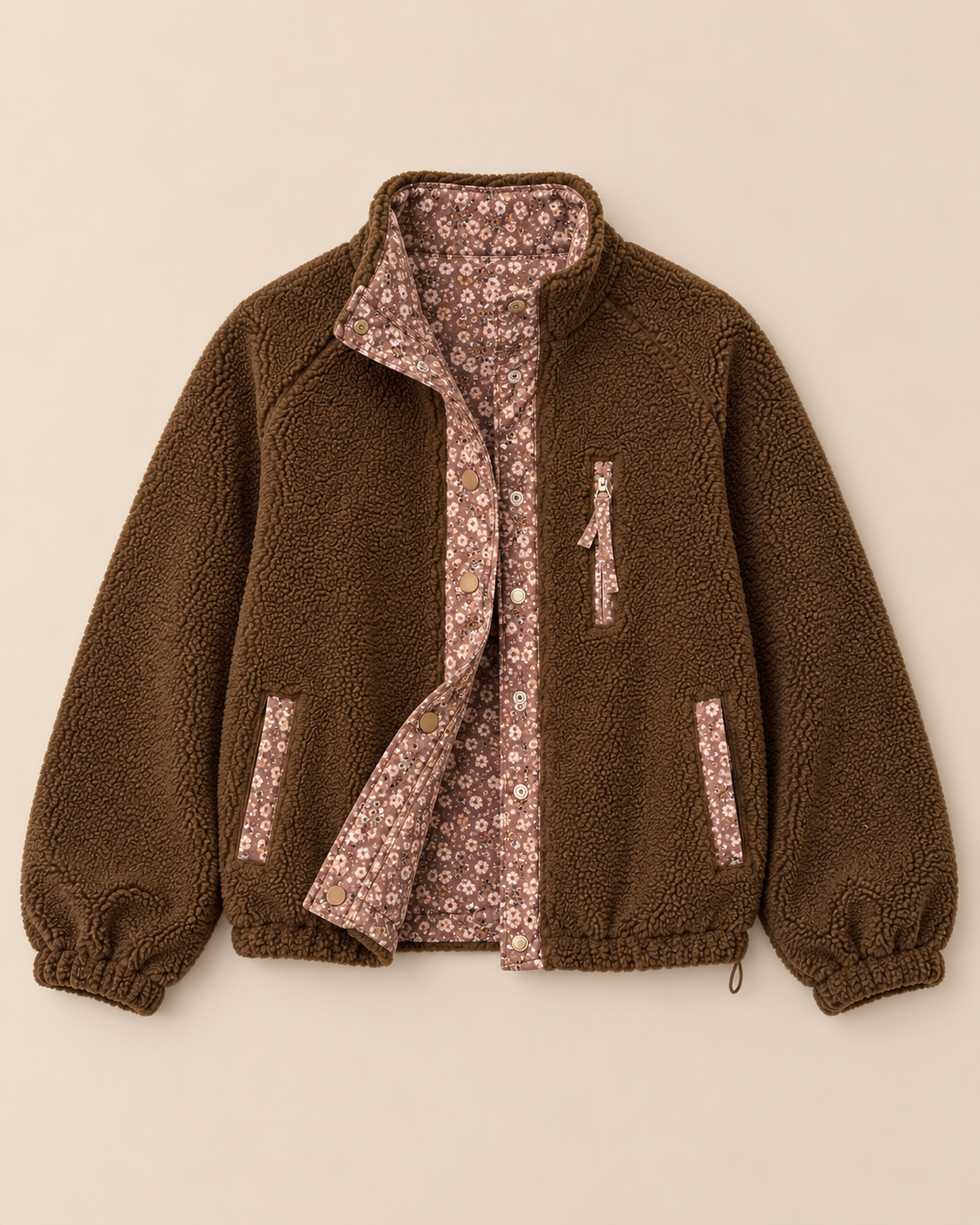 Teddy Wendejacke Bloom Khaki