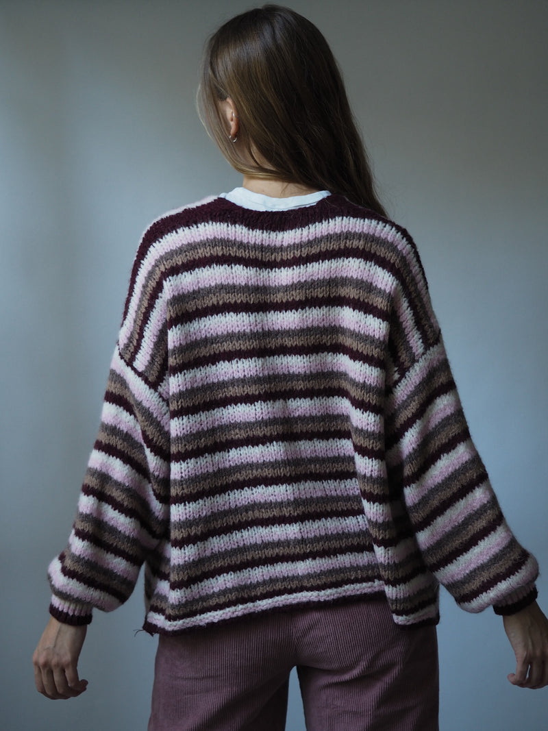 CARDIGAN ‚STRIPES & BLOOM‘