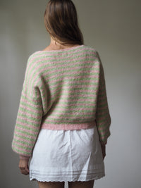 CARDIGAN ROSA VERDE