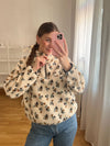 TEDDY HALF-ZIP SWEATER WILDFLOWER