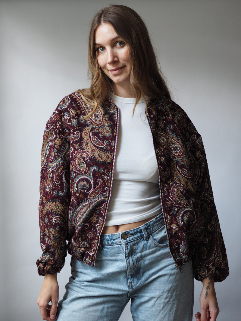 PAISLEY AUTUMN BOMBER