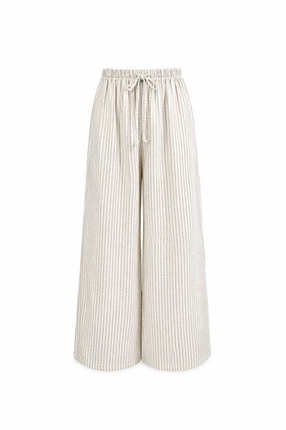 Cotton Stripe Pants