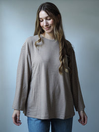 SOFT STRIPES LONGSLEEVE CINNAMON