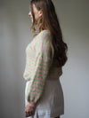 CARDIGAN ROSA VERDE