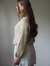 CARDIGAN ROSA VERDE