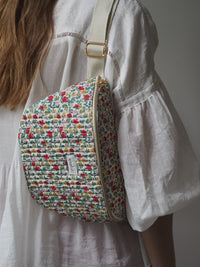 BUMBAG | QUILT | FLOWERS RED
