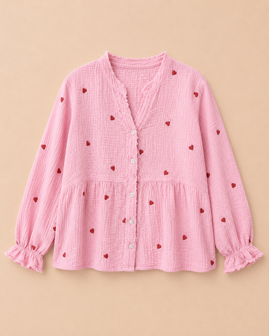 Heart Kiss Bluse