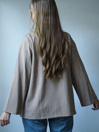 SOFT STRIPES LONGSLEEVE CINNAMON