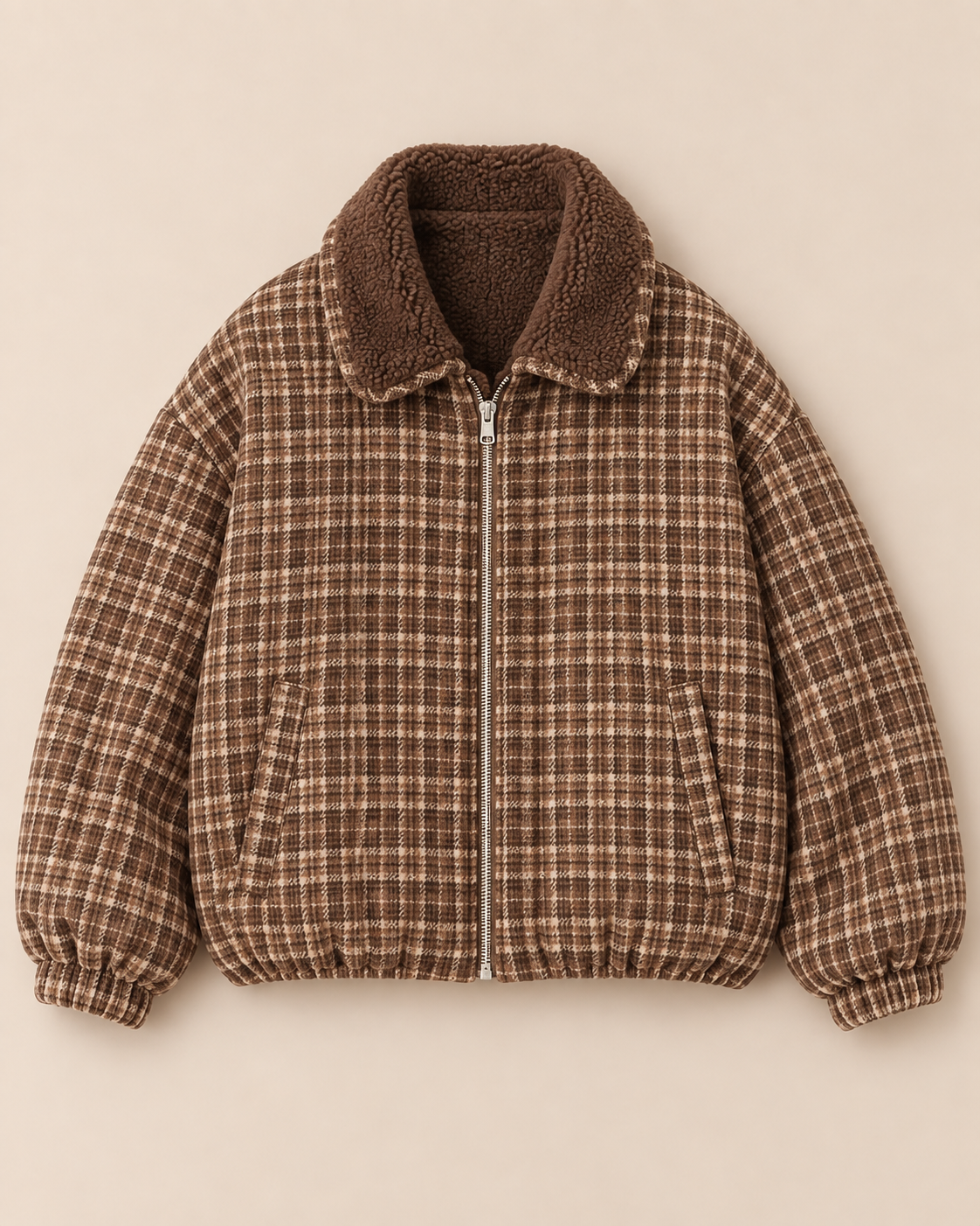 Cozy Check Wendejacke