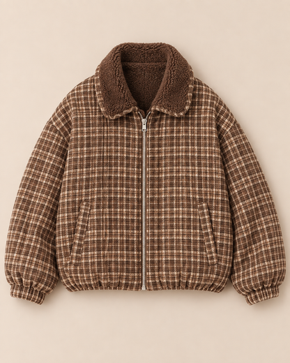 Cozy Check Wendejacke