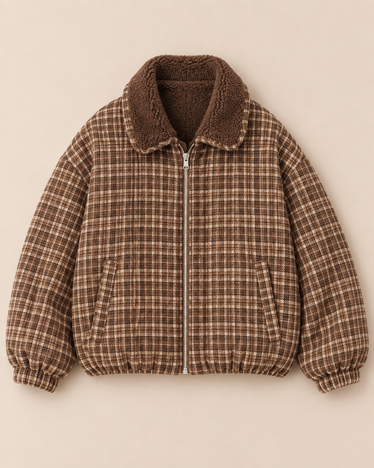 Cozy Check Wendejacke