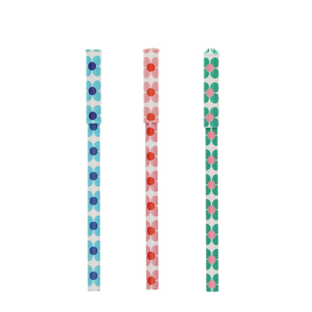 Papierkugelschreiber (3er-Set) - Daisy