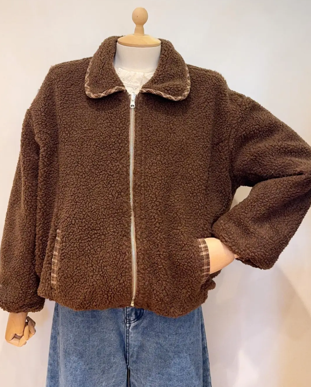 Cozy Check Wendejacke