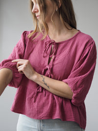 MUSSELIN BLUSE | MAILA