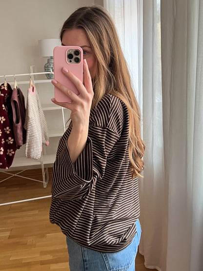 SOFT STRIPES LONGSLEEVE BROWN