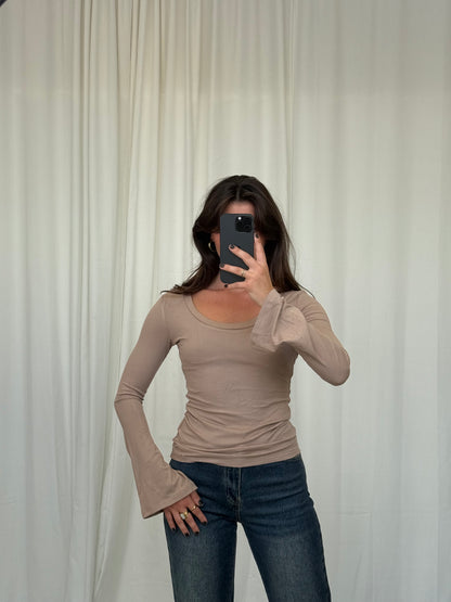 Soft Touch Longsleeve Taupe