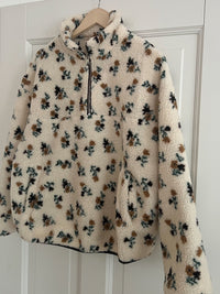 TEDDY HALF-ZIP SWEATER WILDFLOWER