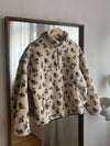TEDDY HALF-ZIP SWEATER WILDFLOWER