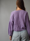 MUSSELIN-BLUSE MIT SPITZENBORTE | SOPHIA