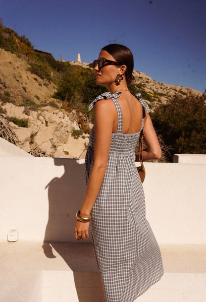 Coastal Check Dress