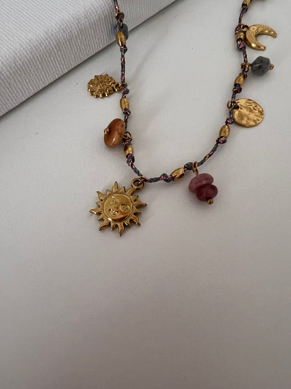 SUN & MOON HALSKETTE