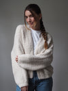 FLAUSCHIGE STRICKJACKE | OFF WHITE | DARLA