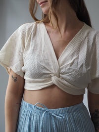 CROP MUSSELIN SHIRT | LISSI