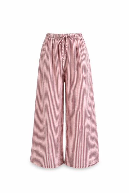Cotton Stripe Pants