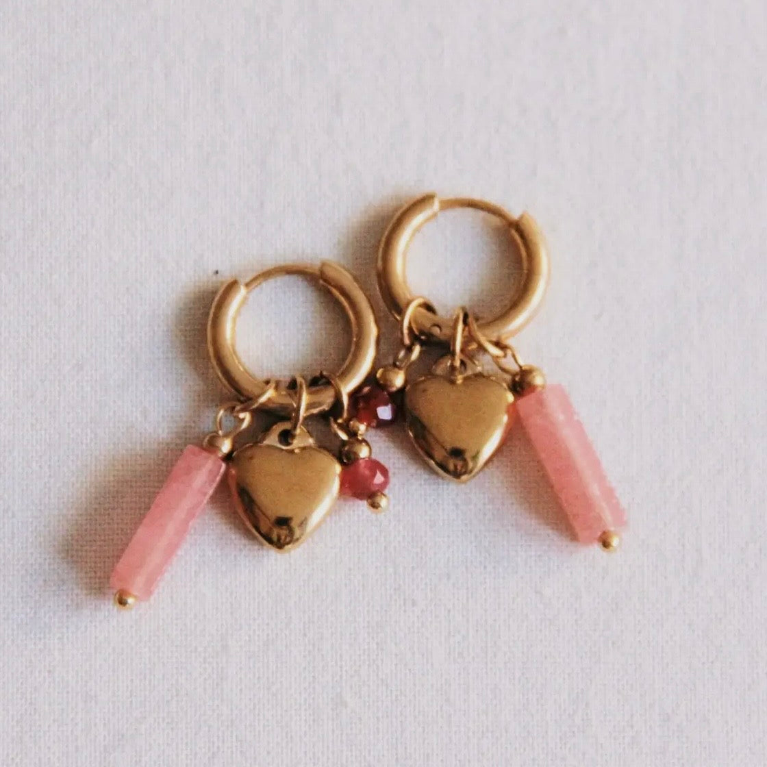 ROSY HEART HOOPS