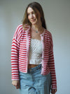 GESTREIFTER SUMMER KNIT CARDIGAN | SOPHIA