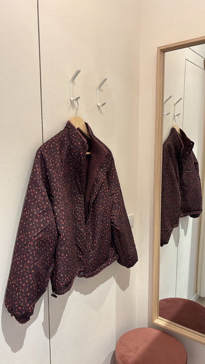 Teddy Wendejacke Bloom Burgundy
