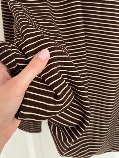 SOFT STRIPES LONGSLEEVE BROWN