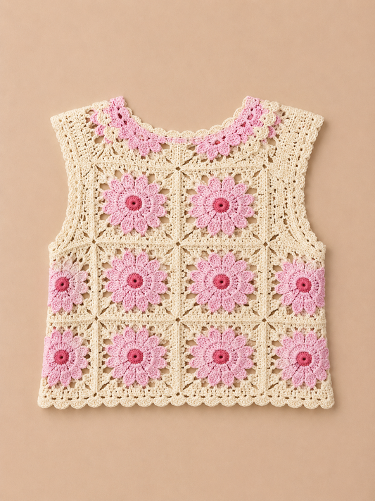 Daisy Crochet Top