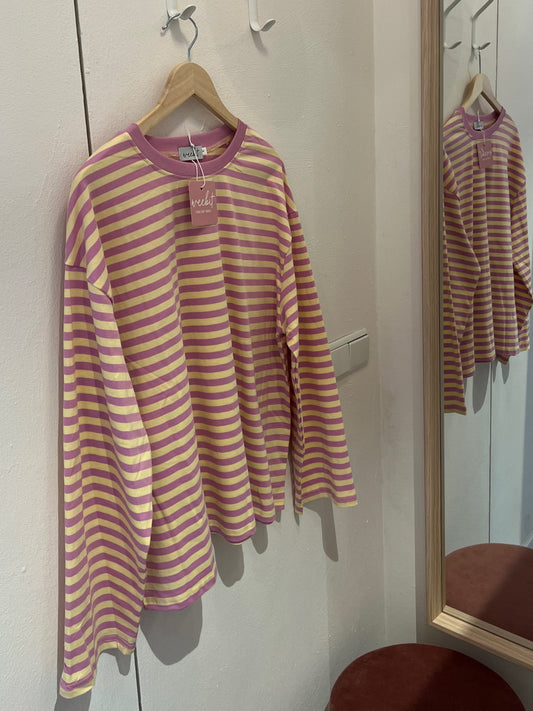 Pink Vanilla Stripe Longsleeve