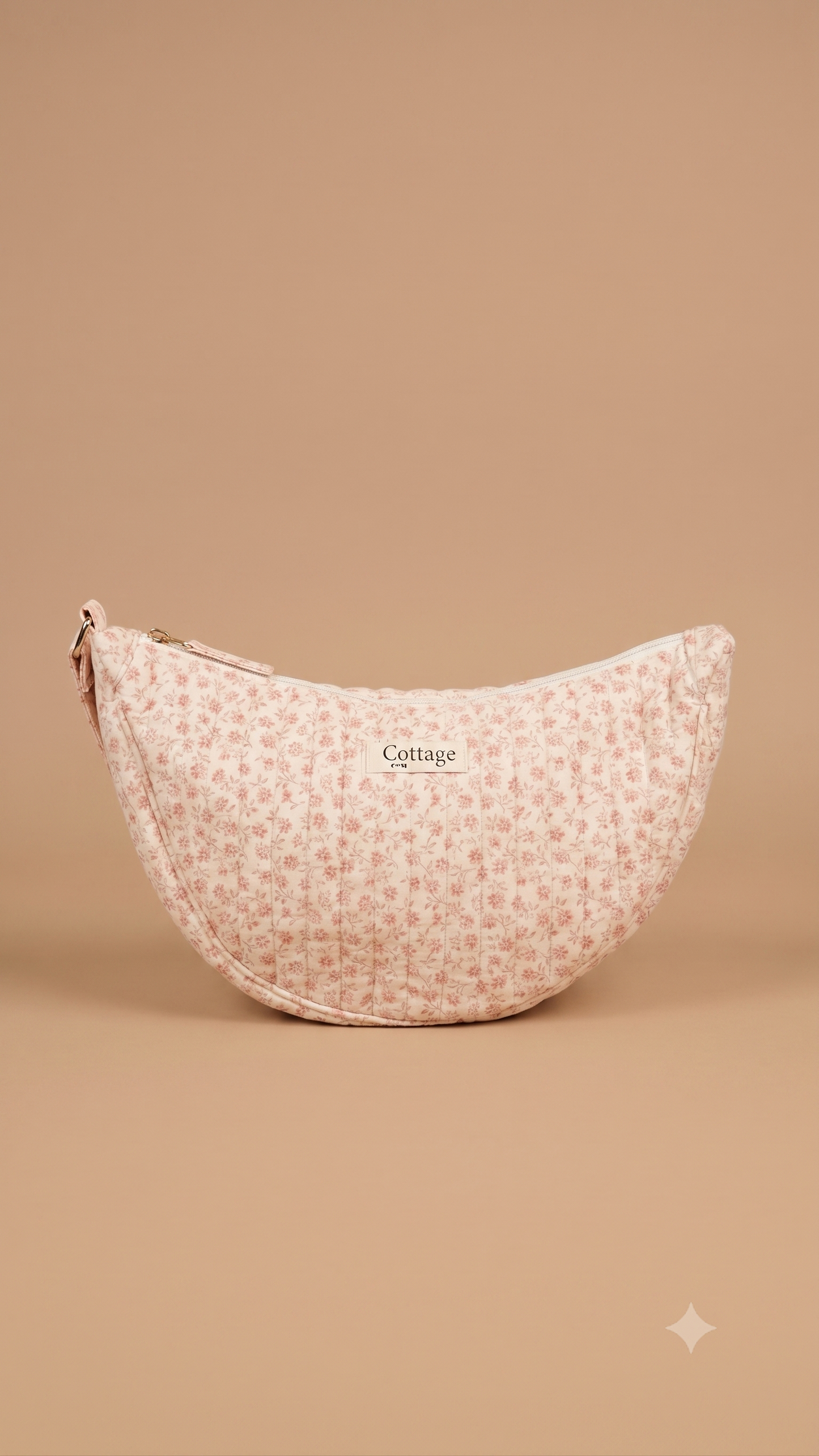 Halfmoon Bag -Little Roses